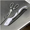 Image 3 : NEW FOLDING 5-BLADE FOLDING SAW MANUAL WOODWORKING AND HEAVY-DUTY STAINLESS STEEL KITCHEN SCISSORS -