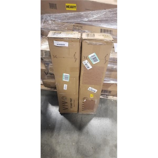 2 VIVO TV FLOOR STANDS