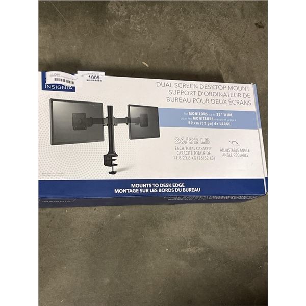 INSIGNIA DUAL SCREEN DESKTOP MOUNT