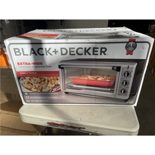 BLACK & DECKER CONVECTION TOASTER OVEN - TESTED WORKING, RETAIL $199