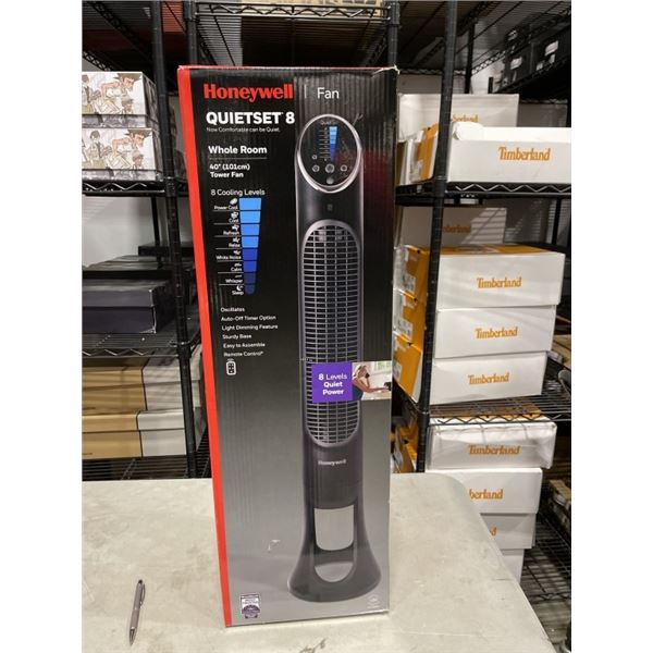 HONEYWELL QUIET 8 SPEED 40" OSCILLATING TOWER FAN - TESTED WORKING