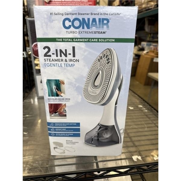 CONAIR 2 IN 1 STEAMER AND IRON
