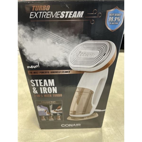CONAIR 2 IN 1 STEAMER AND IRON