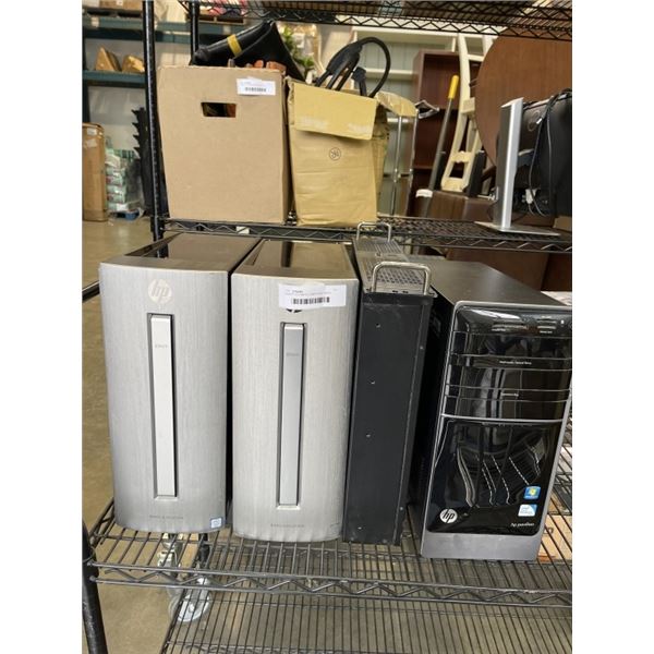 ASSORTED PARTS COMPUTERS, RACK COMPUTER ETC