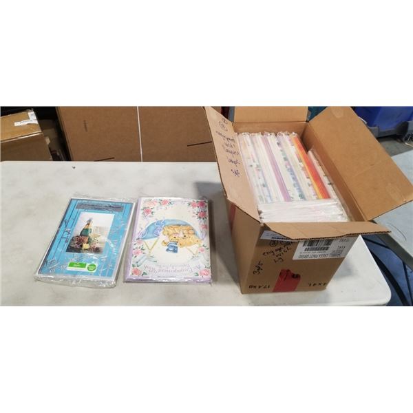 CASE OF NEW ENGAGEMENT GREETING CARDS, SOME VINTAGE FROM ENGLAND