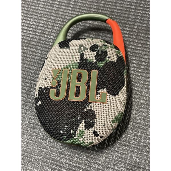 JBL CLIP 5 PORTABLE WATERPROOF BLUETOOTH SPEAKER - TESTED WORKING, RETAIL $99