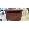 Image 1 : CUSTOM MANUFACTURED SOLID WOOD DARK FINISH  DRESSER