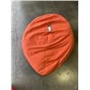 Image 1 : SITTING POINT ORANGE BEAN BAG CHAIR
