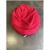Image 1 : SITTING POINT RED BEAN BAG CHAIR