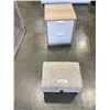 Image 1 : MODERN 2 DRAWER NIGHT STAND AND FOOT STOOL WITH TRAY
