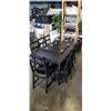Image 8 : IKEA INGATORP DINING TABLE WITH EXTENSION AND 8CHAIRS, VERY GOOD CONDITION