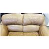 Image 5 : BROWN LEATHER SOFA AND LOVE SEAT