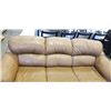 Image 7 : BROWN LEATHER SOFA AND LOVE SEAT