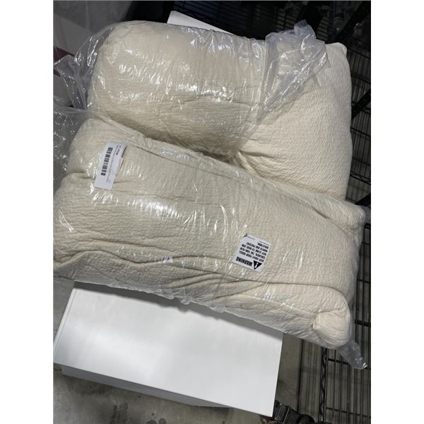 2 NEW AVOCADO STANDARD SIZE PILLOWS