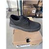Image 3 : NEW PAIR OF DR. MARTENS AIR WAIR CREWSON LO BLACK BUFFBUCK  SIZE US MENS 7, LADIES 8