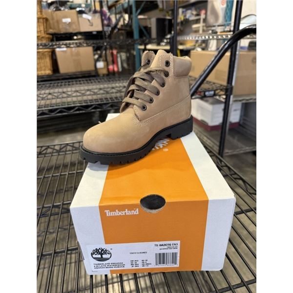 NEW TIMBERLAND PREMIUM 6 INCH WATERPROOF YOUTH BOOT - SIZE 2