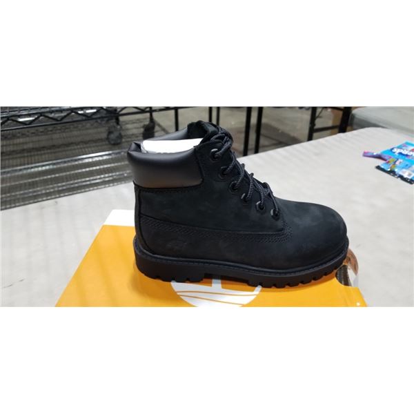 NEW TIMBERLAND PREMIUM 6 IN WATERPROOF BOOT BLACK NUBUCK SIZE TODDLER 11