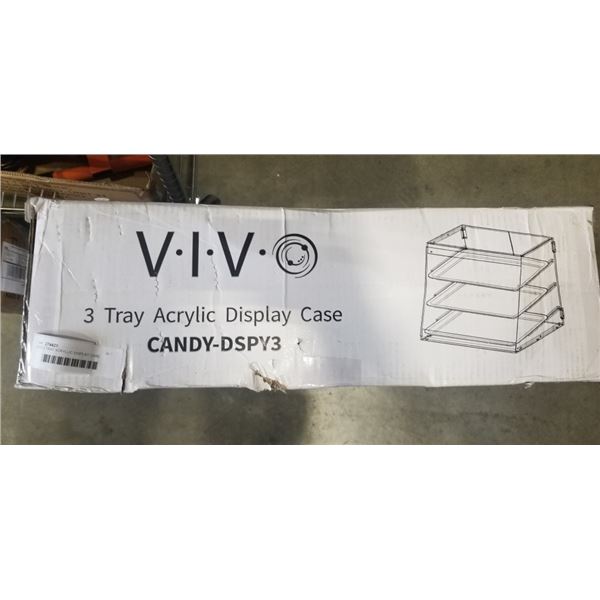 VIVO 3 TRAY ACRYLLIC DISPLAY CASE