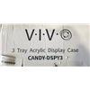 Image 2 : VIVO 3 TRAY ACRYLLIC DISPLAY CASE