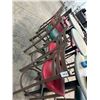Image 1 : 12-Padded Metal Ladderback Bar Stools - 12 X $