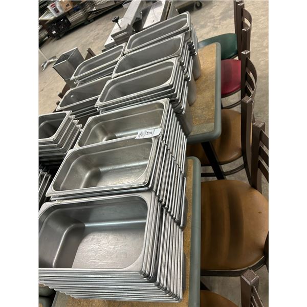 5-Third Size Insert Pans - Stack of 13 - 5 X $