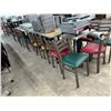 Image 2 : 33-Metal Ladderback Padded Dining Chairs - 33 X $