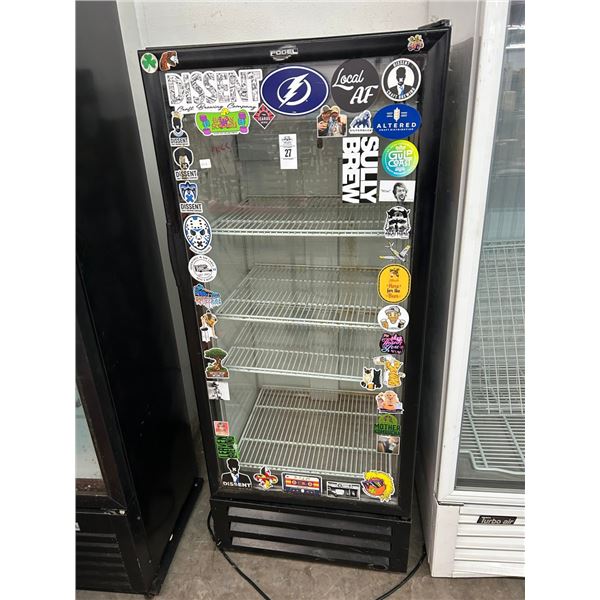 Cornellius  #VR12BEV Mid Size Single Door Ref. Merchandiser - Did Not Get Cold