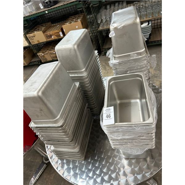 65-Third by 6" Insert Pans - 65 X $