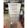 Image 2 : 6 Qt. Measuring Bins - 6
