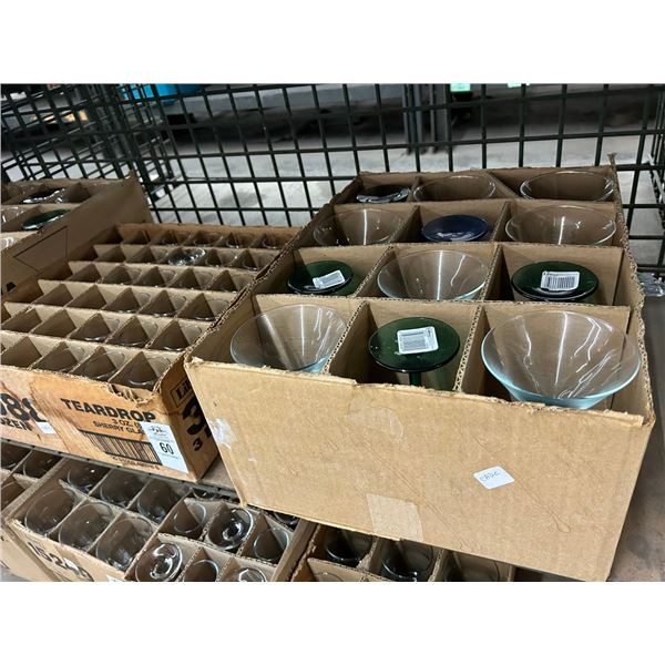 Martini Stems, Tear Dorp Stems - 3 Cases