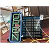 Image 1 : Lighted Open Sign w/Business Hours - No Shipping