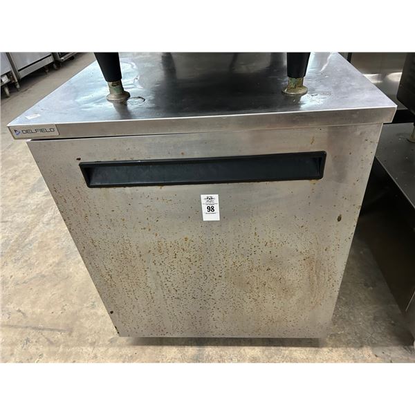 Delfield 2' Rolling Ref. Worktop