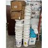 Image 1 : Pallet of Buckets w/Rubbermaid Waste Can Lids