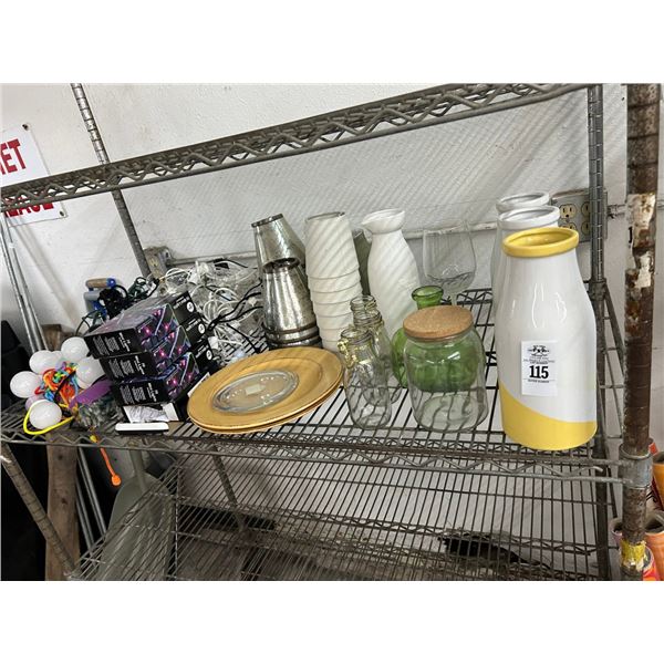 String Lights, Vases, Table Décor