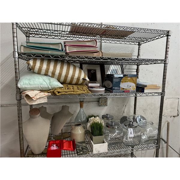 Glass Jars, Display Busts, Pillows, Wall Art, Albums