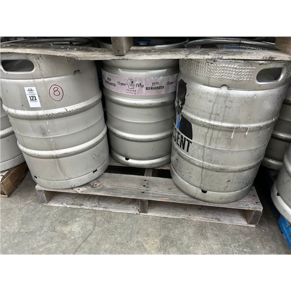 8-Beer Kegs - 8 X $