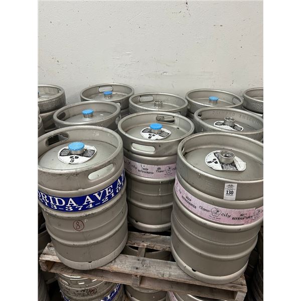 8 Beer Kegs - 8 X $