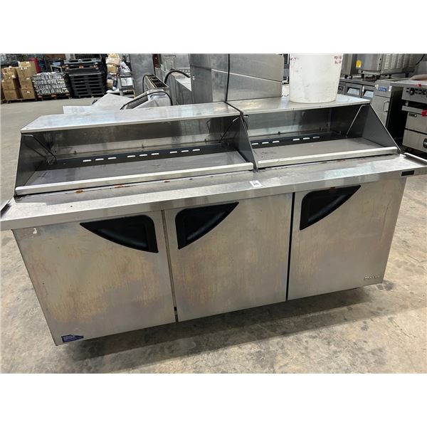 Turbo Air 6' Rolling Ref. Sandwich Prep Unit