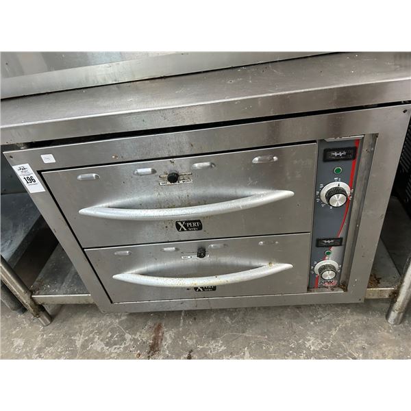 APW Expert 2 Drawer Bunn Warmer