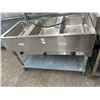 Image 1 : Advance 4'  3 Comp Steam Table