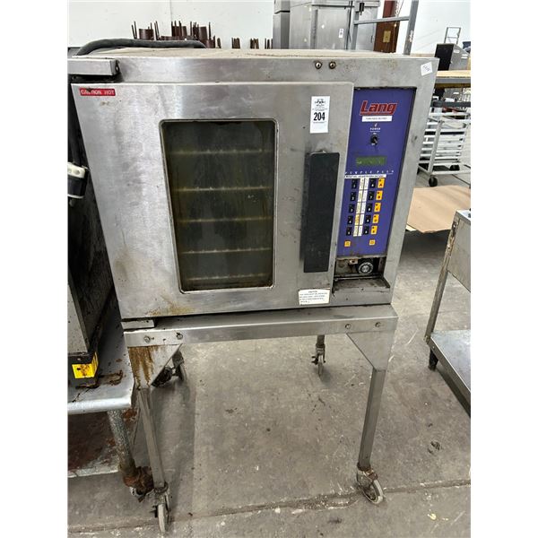 Lang Electric Half Size Convection Oven w/Rolling Stand