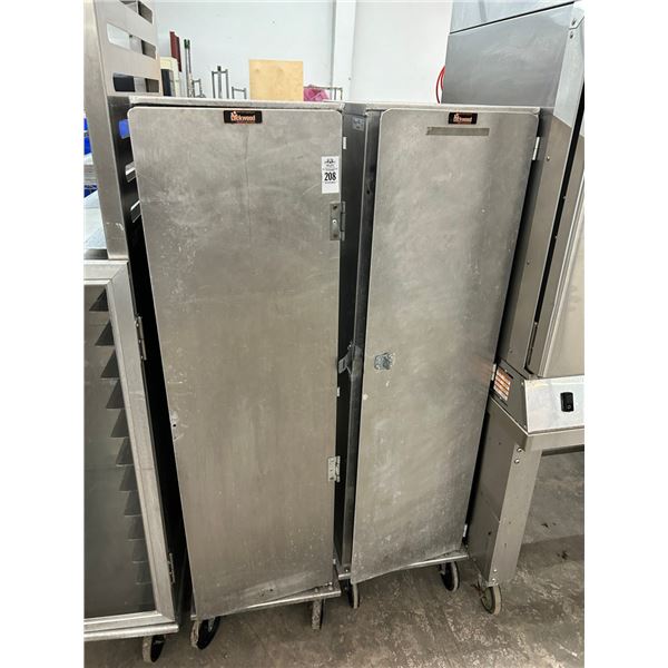 2-Lockwood Rolling Proof Box for Half Size Pans - 2 X $