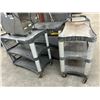 Image 1 : 3-Lakeside Plastic Storage Carts - 3 X $