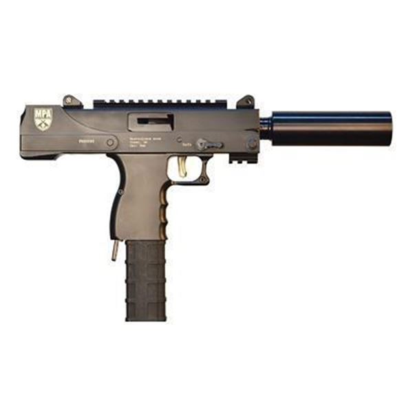 MPA PISTOL 9MM 6" 30RD TB W/RAIL