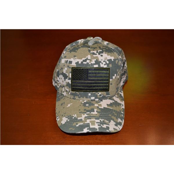 American Flag Cap Digital Camo