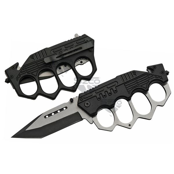 SZCO 5" COMBAT TRENCH LINER LOCK (BLACK)