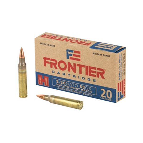 FRONTIER 556NATO 55GR HP MTCH - 200 Rounds