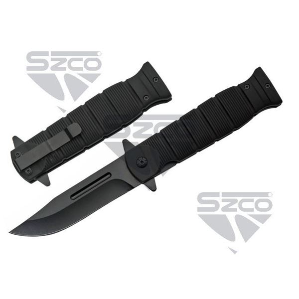 SZCO 5" BLACK COMBAT LINER LOCK