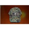 Image 1 : American Flag Punisher Cap - Digital Camo