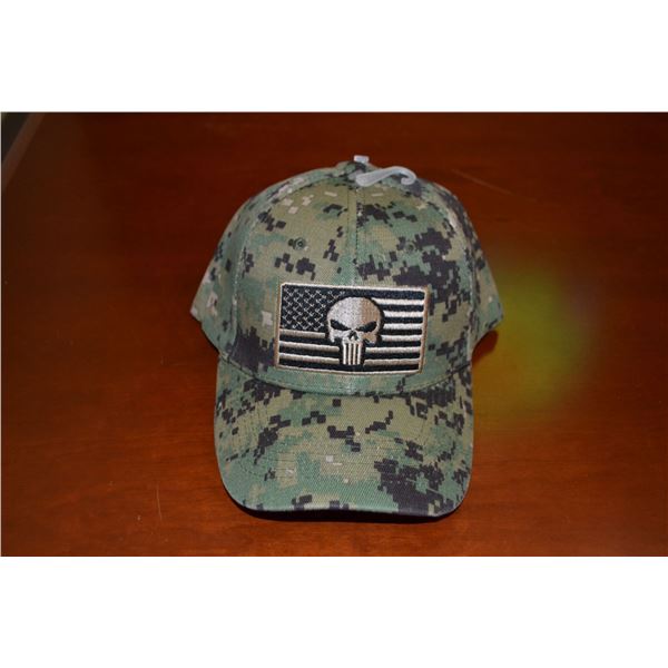 American Flag Punisher Cap - Digital Camo